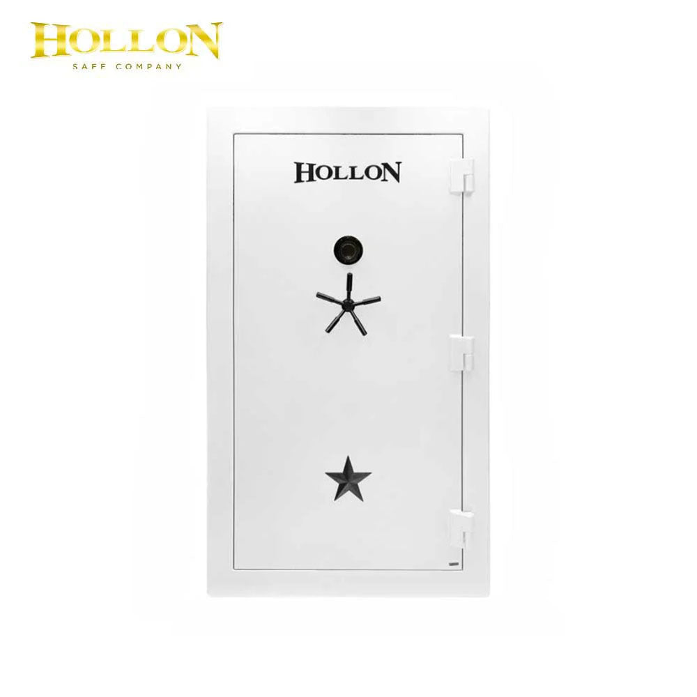 Hollon RG-42C Dial Combination Lock Republic Gun Safe 42 Long Gun Capacity (White)