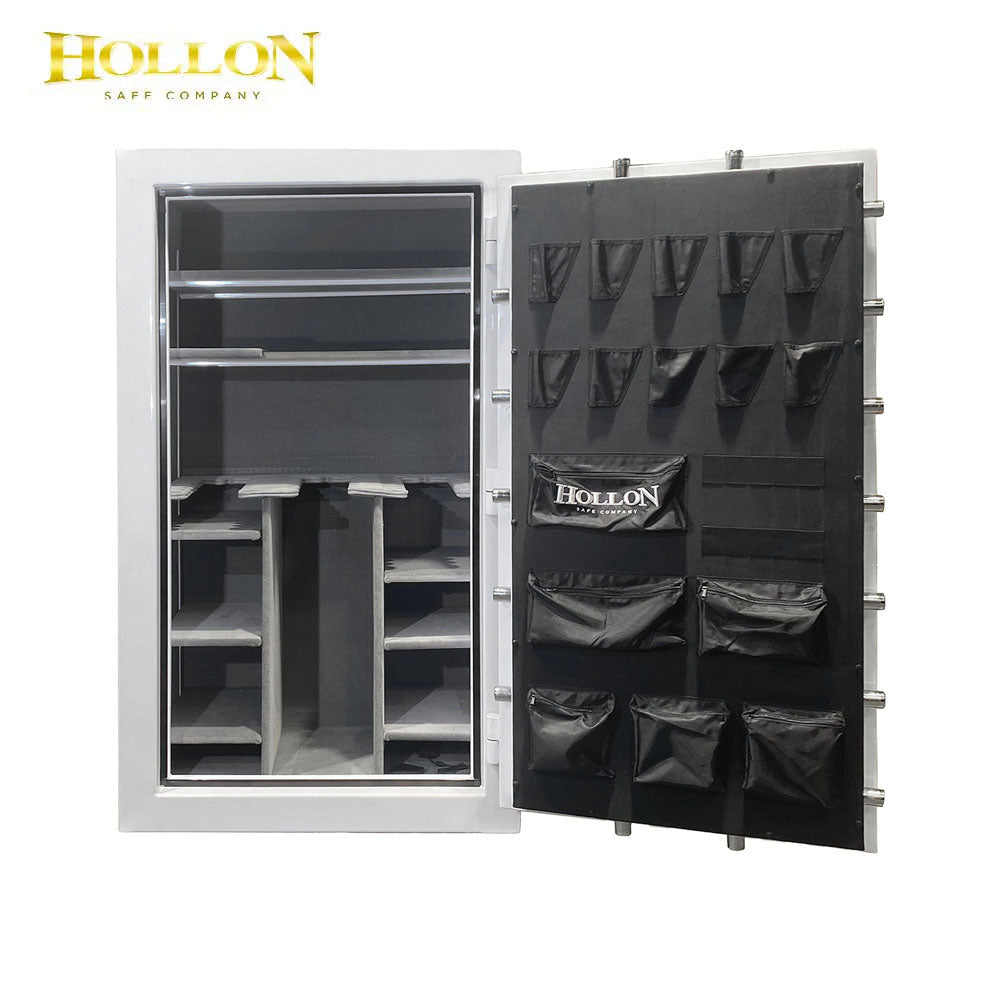 Hollon RG-42C Dial Combination Lock Republic Gun Safe 42 Long Gun Capacity (White)
