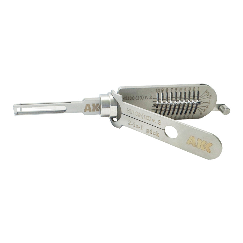 Genuine AKK Lishi HU100 (10) 2 in 1 Decoder and Pick