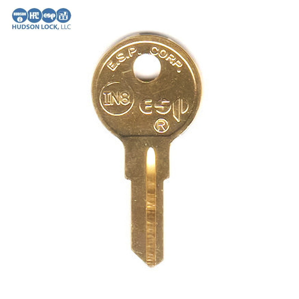 Hudson Lock ESPIN8-0000 IN8 Key Blank B