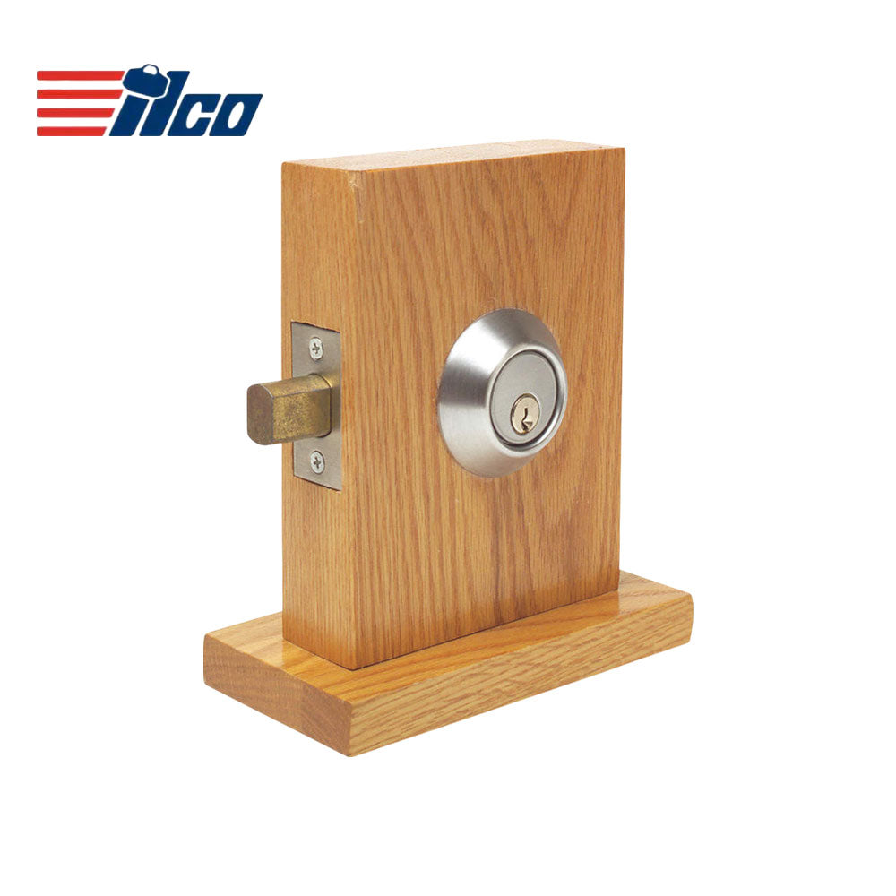 ILCO - Cylindrical Heavy Duty Standard Deadbolt - 2-3/4 Backset - Satin Chrome - SC1 - Grade 2