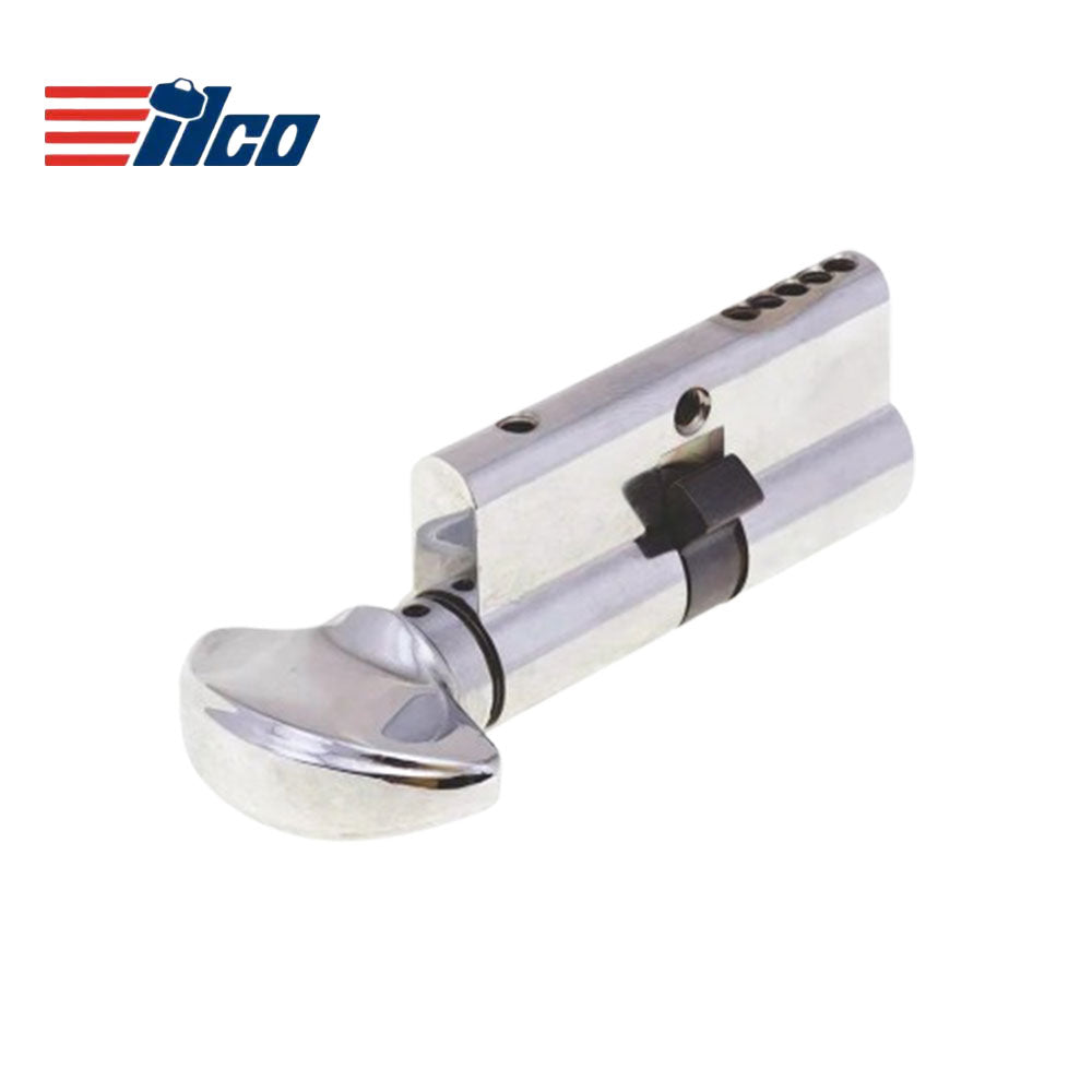 ILCO - 52225SC-26D-KD - Single-sided Profile Cylinder - Thumb Turn - 5 Pin - Kwikset - KD - Satin Chrome (26D)