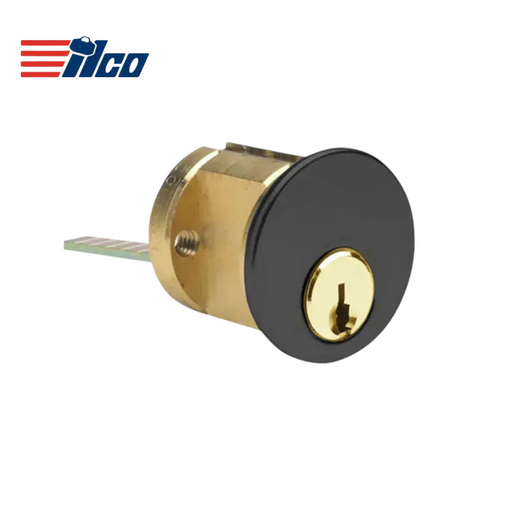 ILCO - 7075 - RIM Cylinder - 5 Pin - 1 1/8" - Schlage C - KA2 - 10B-Oil Rubbed Bronze - Grade 1