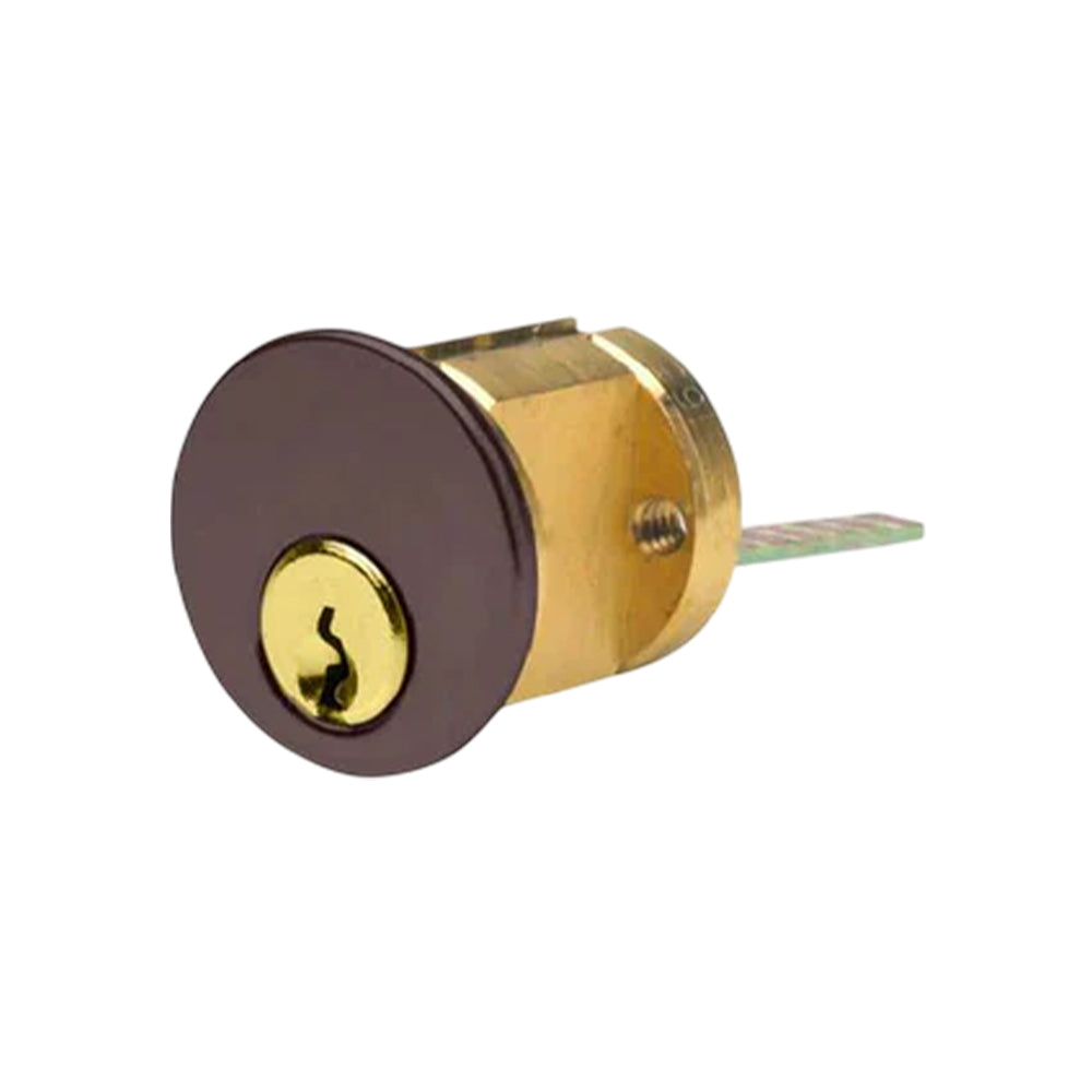 ILCO - 7075 - RIM Cylinder - 1 1/8" - 5 Pin - Schlage C - KA - Dark Bronze - Grade 1