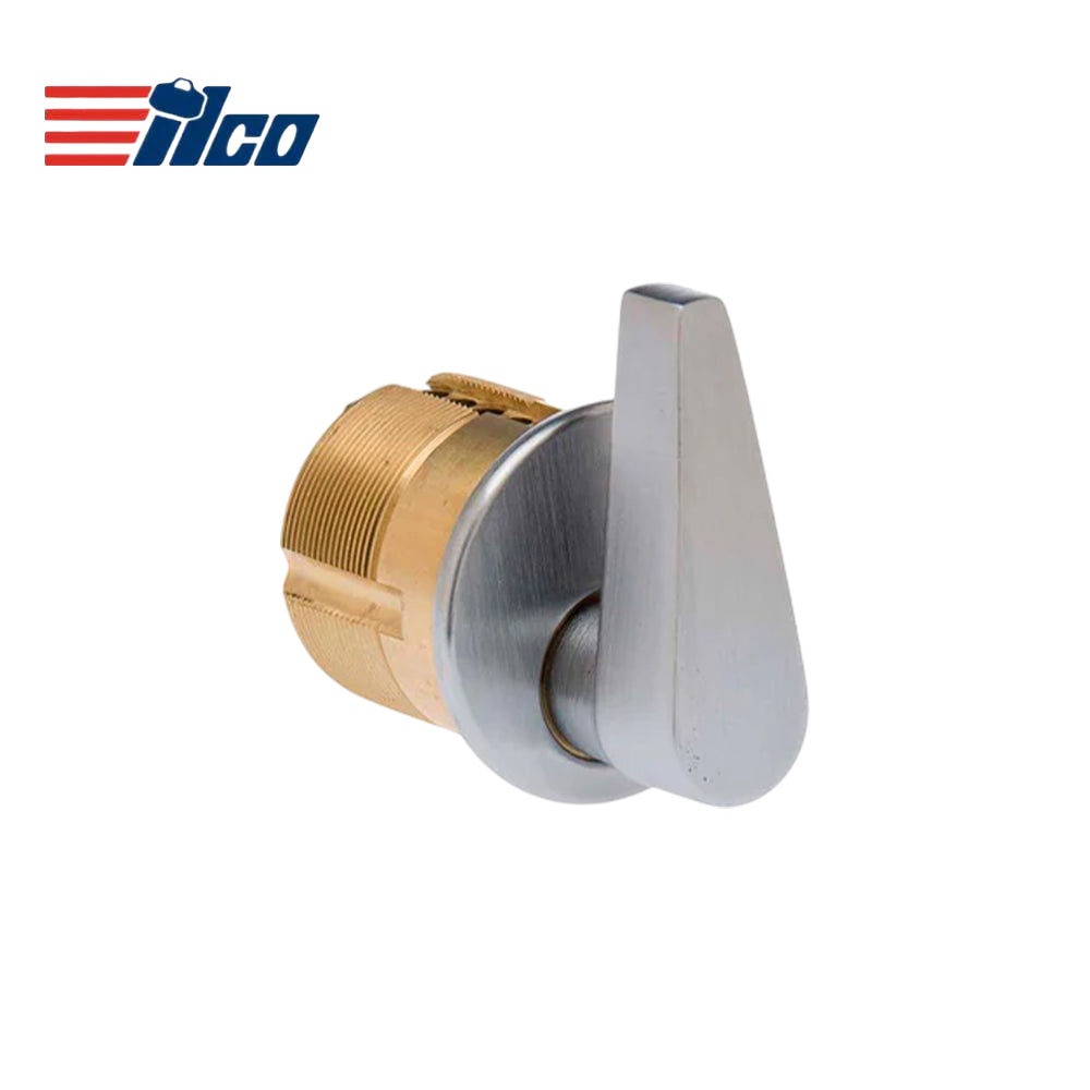 Ilco ADA-7161TK2-26D Turn Knob Mortise Cylinder - 1" - Adams Rite Cam 863A - 26D - Satin Chrome