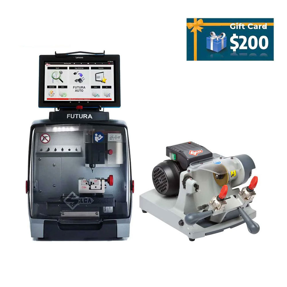 ILCO Futura Auto Automotive Code-Cutting Machine with Speed 045 Manual Duplicator Machine and $200 Gift Card