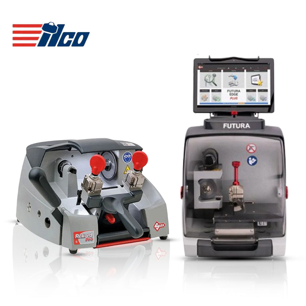 ILCO Futura Edge Plus & Free Rekord Pro S Key Cutting Machine - High-Security, Flat & Cruciform Key Duplication Solution