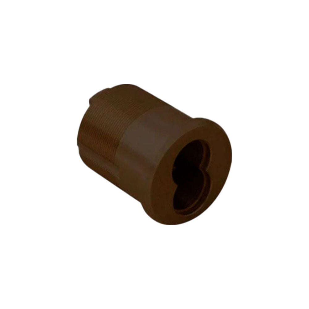 Ilco - R28107 - 1 3/8" - SFIC Small Format IC Core - Thin Head Mortise Cylinder - Adams Rite Cam - Oil Rubbed Bronze - 6/7-Pin
