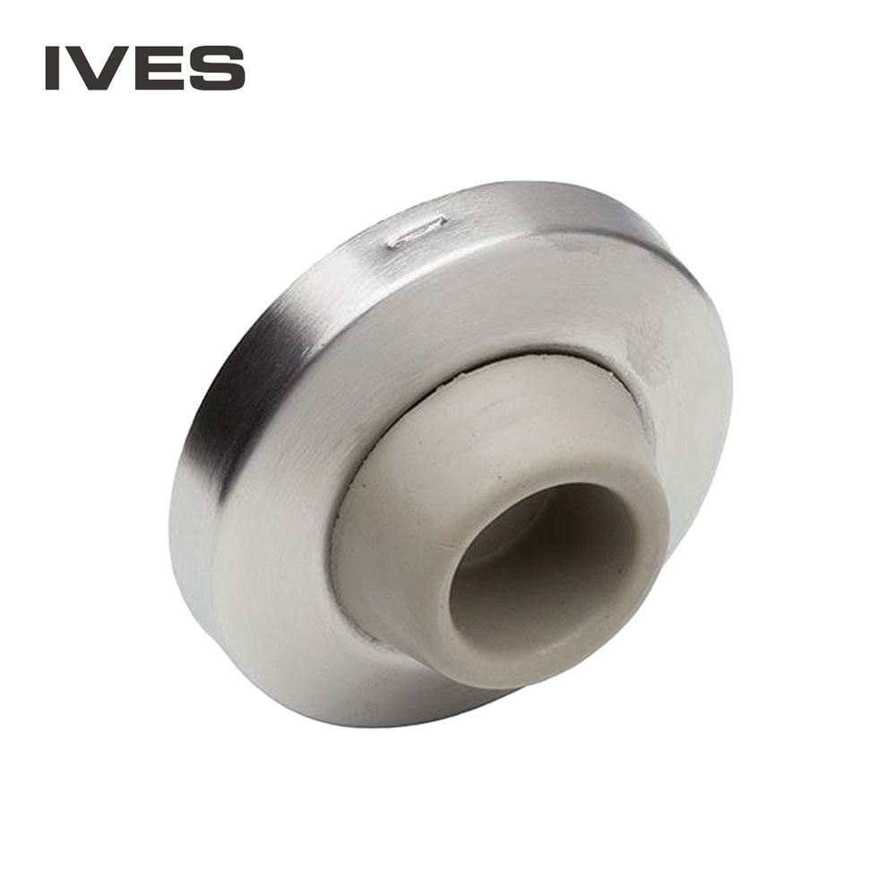 Ives WS406/407CCV Concave Wall Stop with Drywall and Masonry Anchor - 2-7/16 Inch Diameter