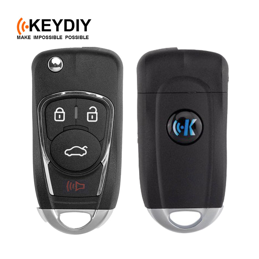 KEYDIY Remote Flip Key Blank GM Style 3+1 B (B22-4)