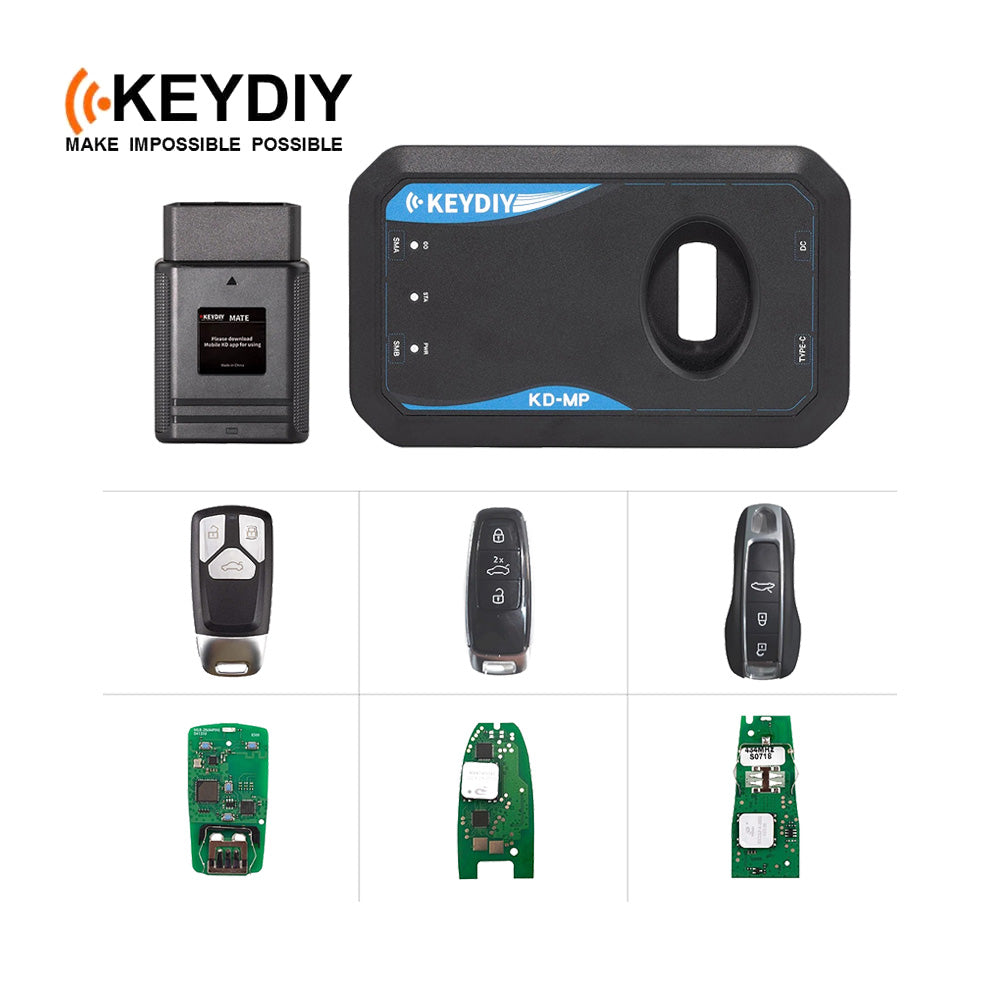 KEYDIY KD-MP 5IN1 Key Programmer Kit with MP Device, MATE Device and MLB08 MLB19 MLB26 Keys