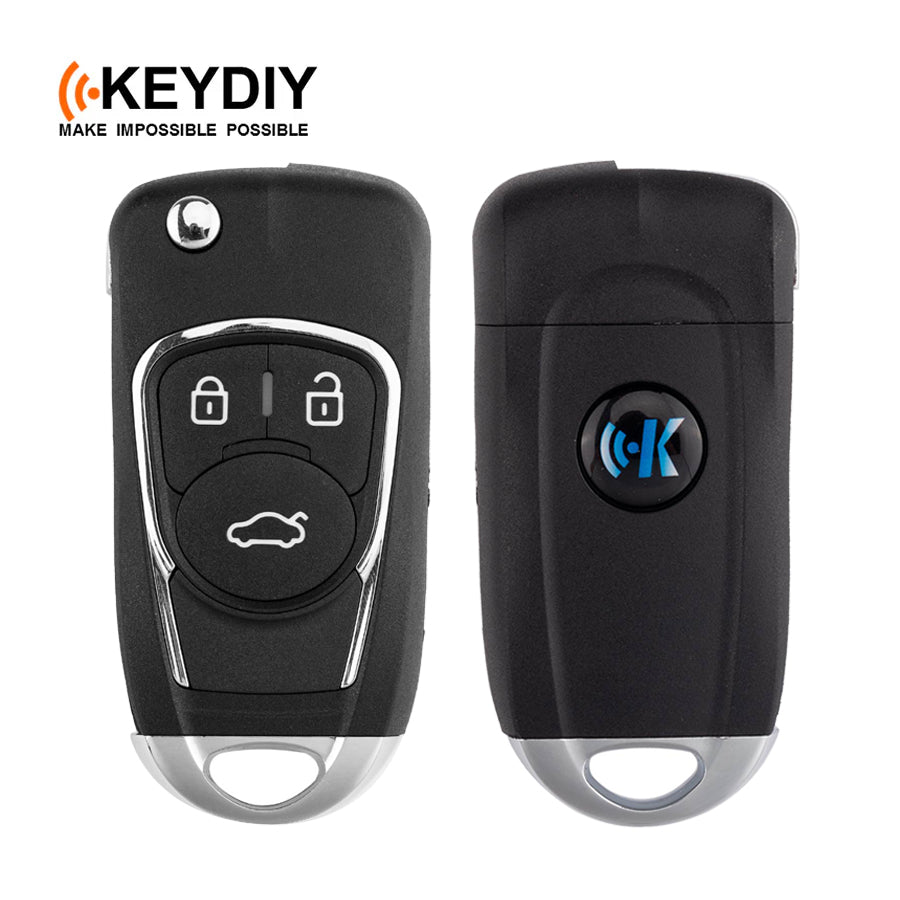 KEYDIY Remote Flip Key - GM Style W/transponder PCF7947 3B (NB22-3)