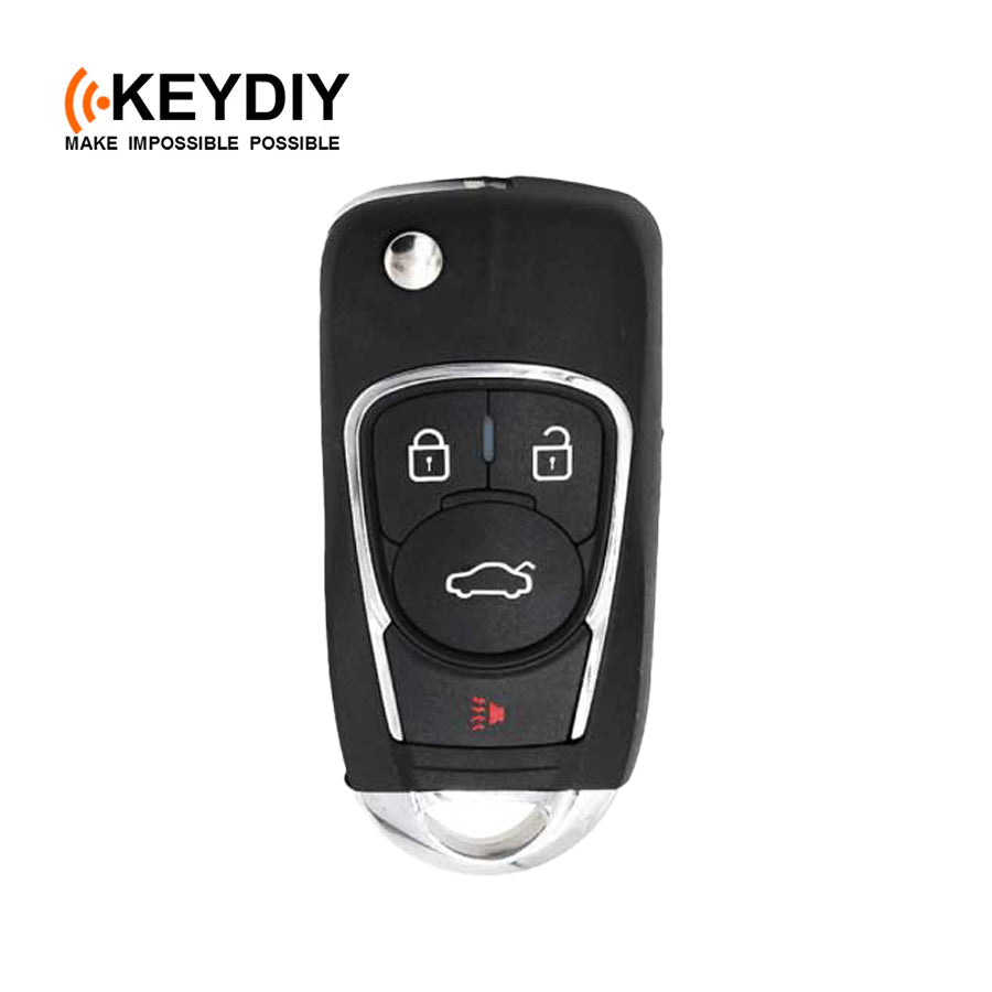 KEYDIY Remote Flip Key - GM Style W/transponder PCF7947 3+1 B (NB22-4)