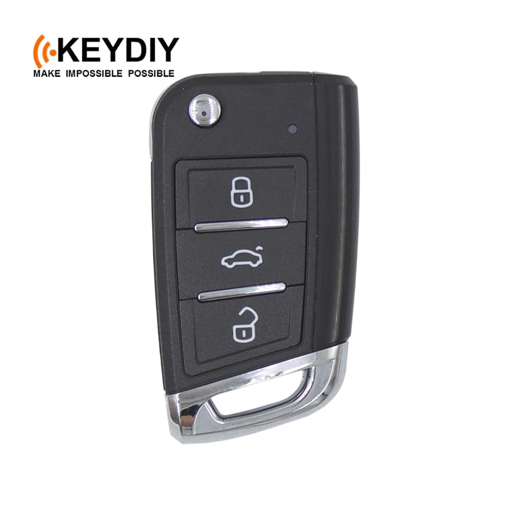 KEYDIY Volkswagen Style 3 Buttons Universal Smart Remote Flip Key (ZB15-3)