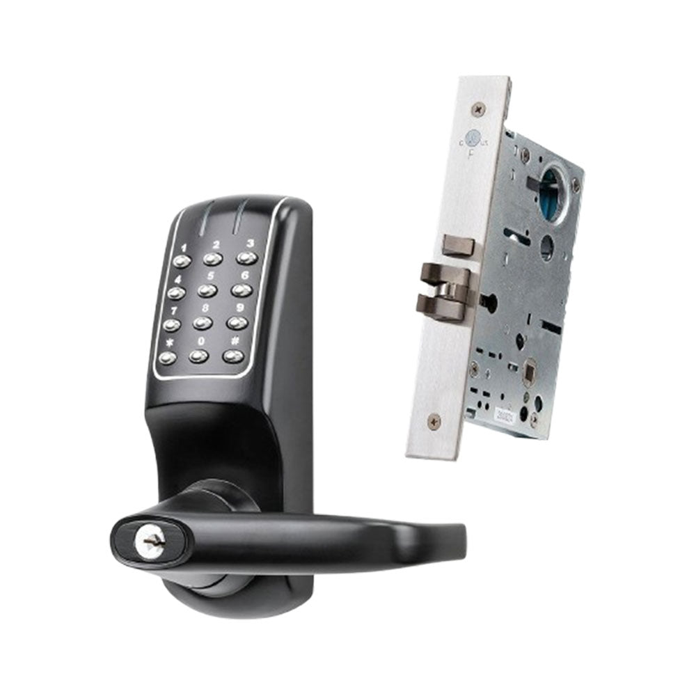 KeyInCode KIC5250 Pin Code Lockset with Mortise Body - Grade 2