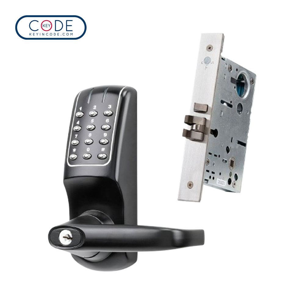 KeyInCode KIC5250 Pin Code Lockset with Mortise Body - Grade 2