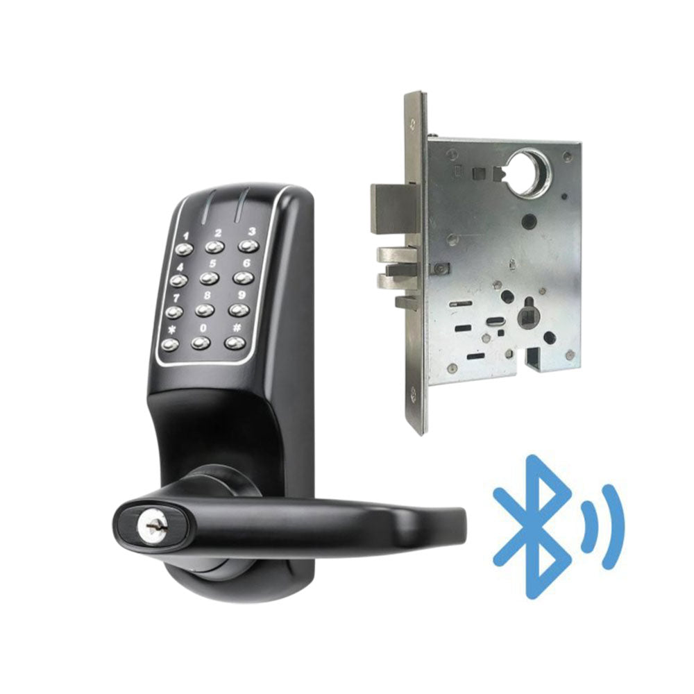 KeyInCode KIC5255 WB Bluetooth and Wi-Fi Enabled Lockset with Mortise Latch and Auto Deadbolt - Grade 2
