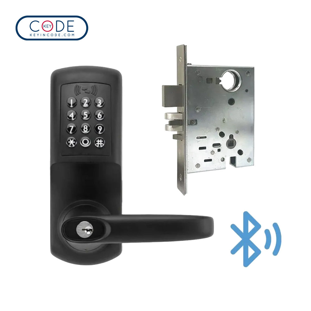KeyInCode KIC5555 KWB Bluetooth and Wi-Fi Enabled Lockset with Mortise Auto Deadbolt - Grade 2