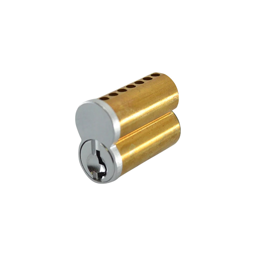 KeyInCode KIC SFIC Cylinder for KIC5500/6500 Series with 7 Pin with Two Operating Keys - US26D - Satin Chromium Plated (626)