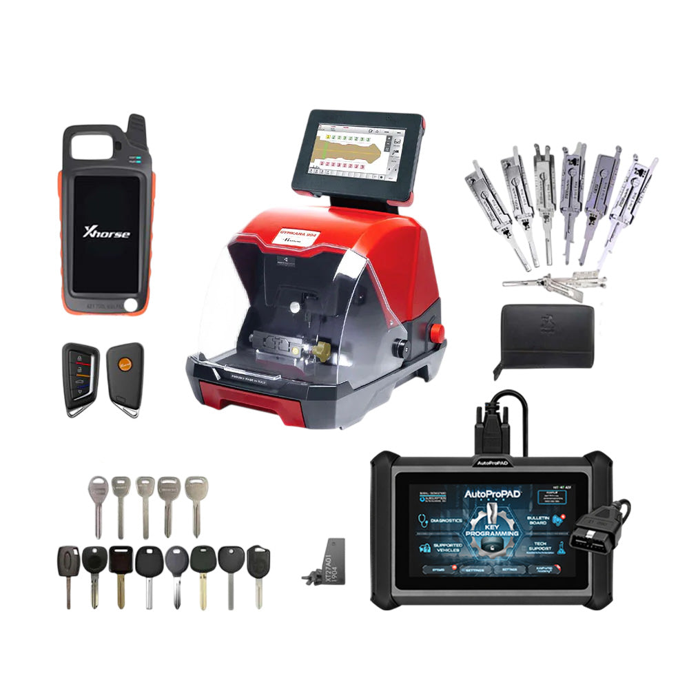 The Ultimate Beginner Bundle with GYMKANA Key Cutting Machine for Automotive Locksmiths