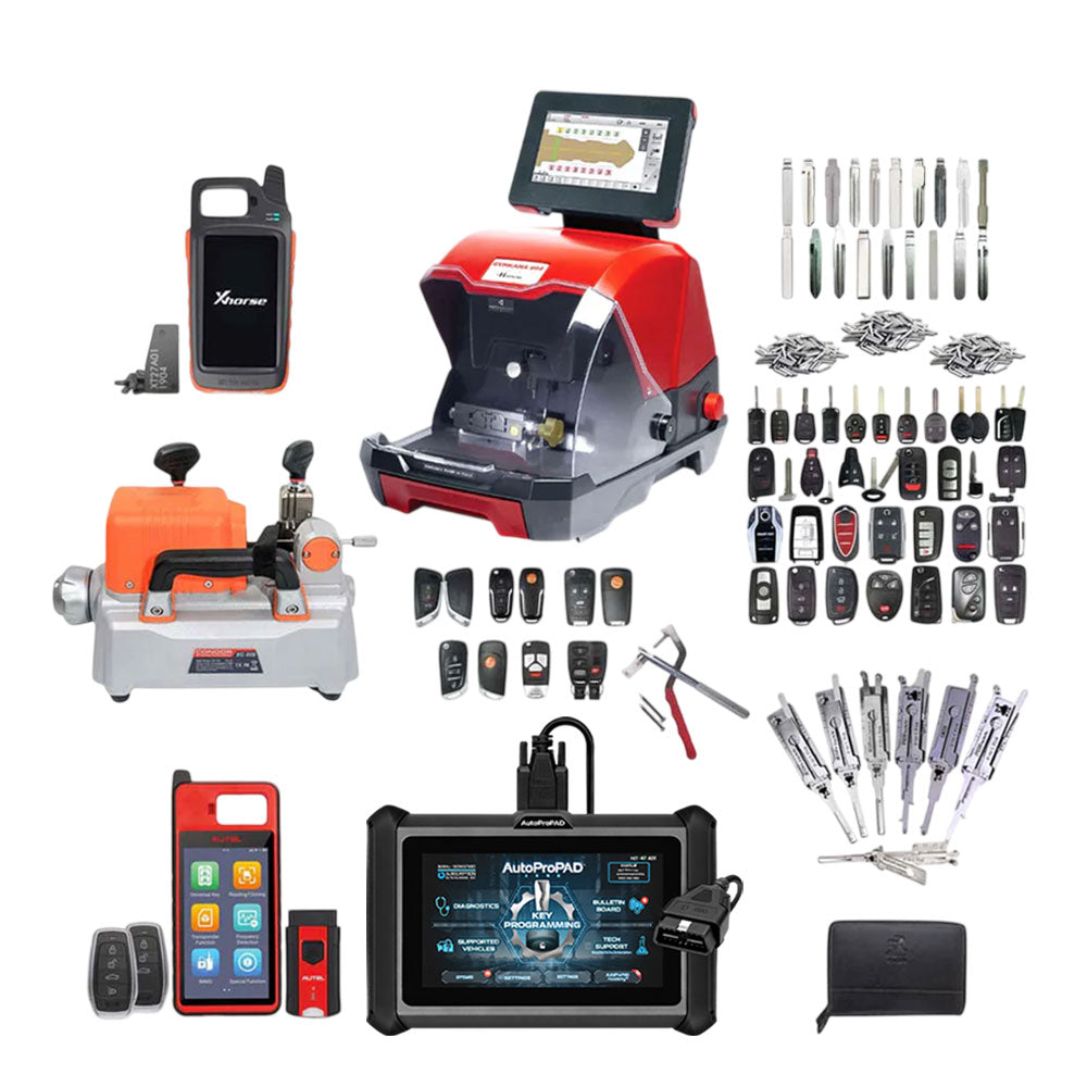 The Ultimate Professional Grade Locksmith Toolkit with GYMKANA Key Cutting Machine