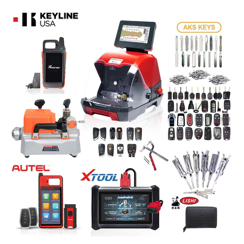The Ultimate Professional Grade Locksmith Toolkit with GYMKANA Key Cutting Machine