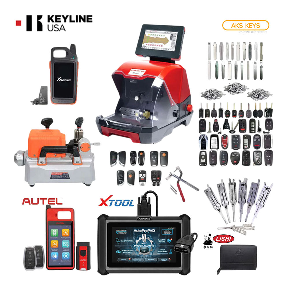 The Ultimate Professional Grade Locksmith Toolkit with GYMKANA Key Cutting Machine