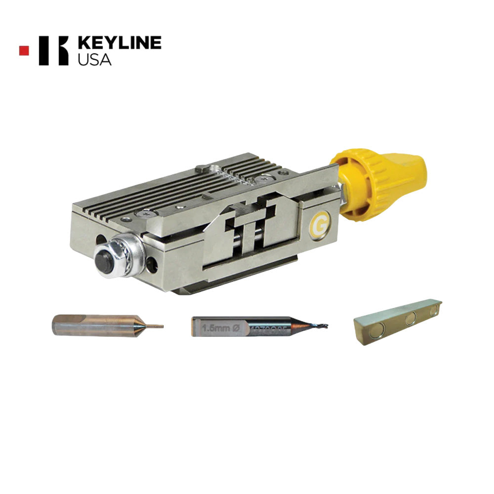 Keyline Laser 994 Yellow G Jaw Kit for Edge Cut Keys OPZ09486B