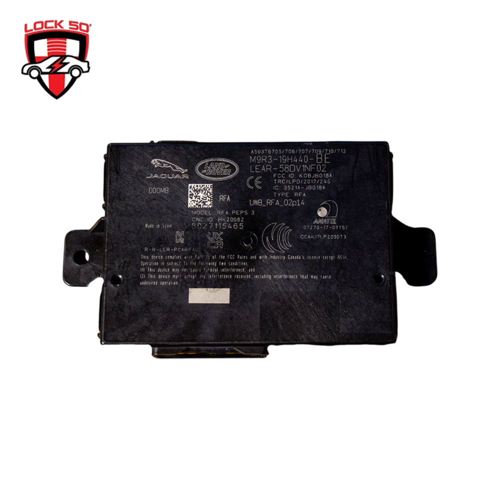 Lock50 HW49 NEW OEM Jaguar Land Rover 1-Plug RFA PEPS M9R3-19H440-BD / KOBJBG18A
