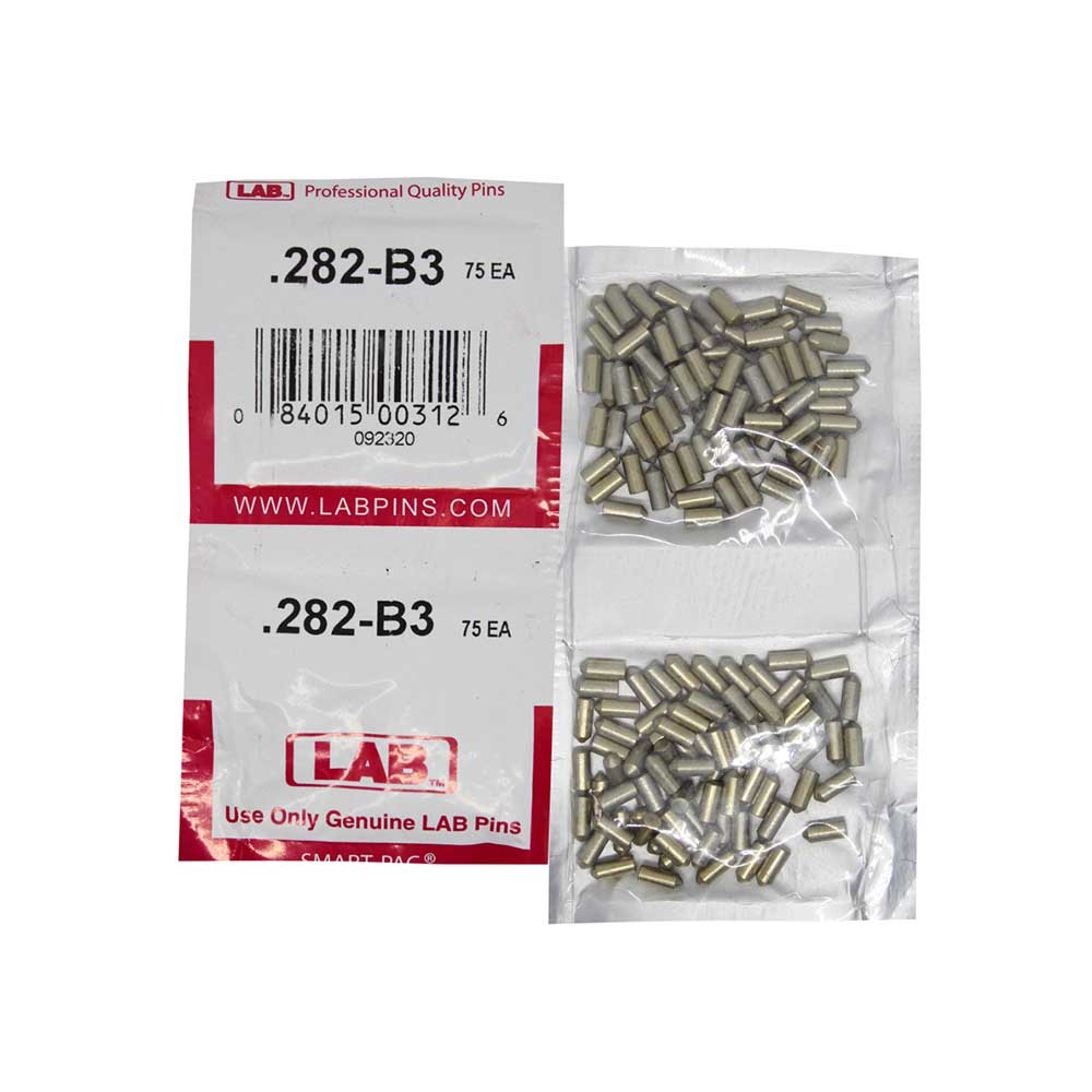 LAB - 282B - .282 Bottom Pin - .115 Diameter - Crown .003 Universal - Color-Coded - Brass Alloy - Smart Pack 150 Pins