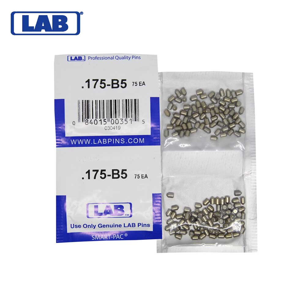 LAB - 5175B-SP - .175 Bottom Pin - .115 Diameter - Crown .005 Universal - Color-Coded - Brass Alloy - Smart Pack 150 Pins