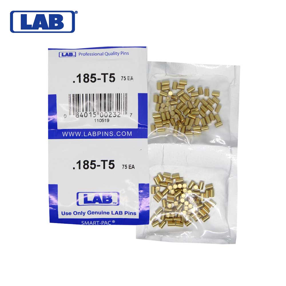 LAB - 5185T-SP - .185 Top Pin - .115 Diameter - Crown .005 Universal - Color-Coded - Brass Alloy - Smart Pack 150 Pins