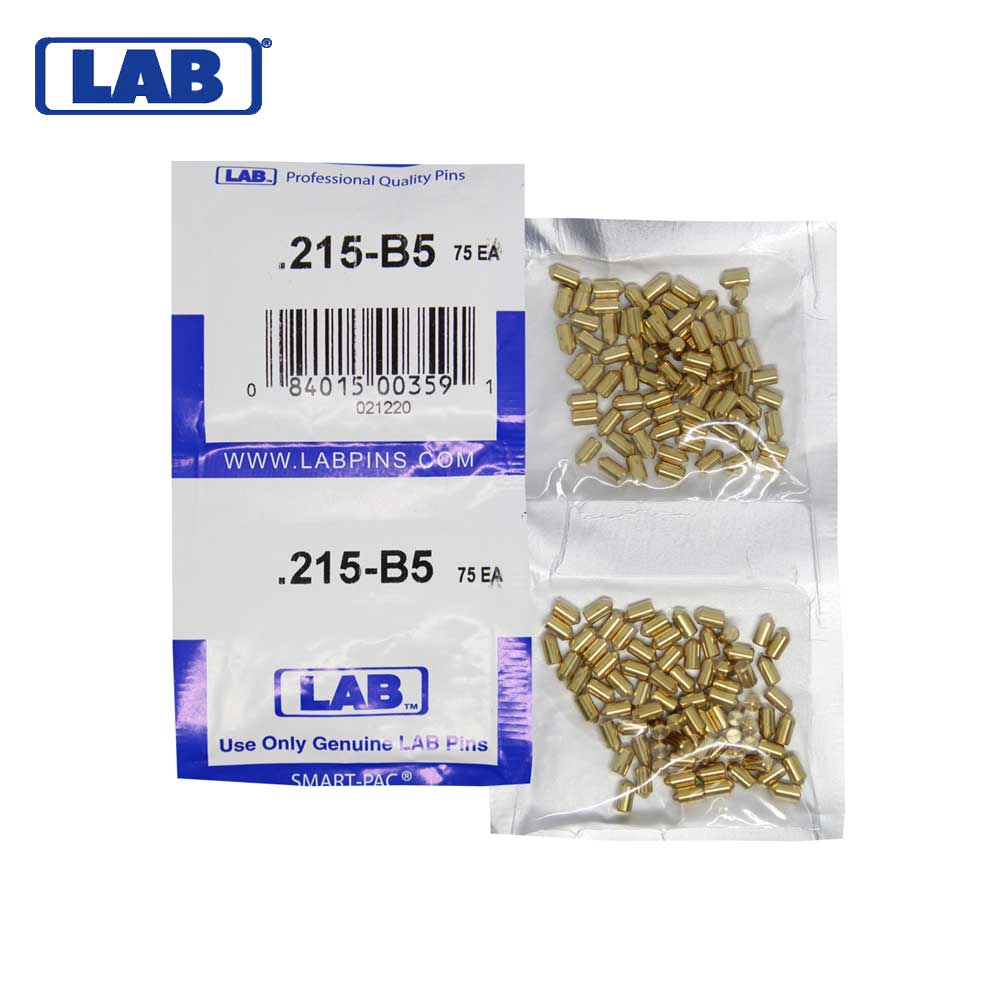 LAB - 5215B-SP - .215 Bottom Pin - .115 Diameter - Crown .005 Universal - Color-Coded - Brass Alloy - Smart Pack 150 Pins