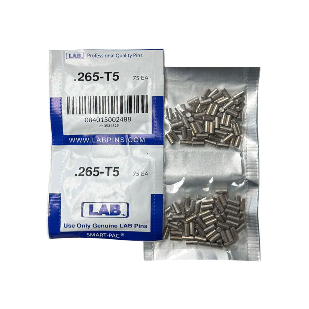 LAB - 5265T-SP - .265 Top Pin - Crown .005 Universal - Brass Alloy - Smart Pack 150 Pins