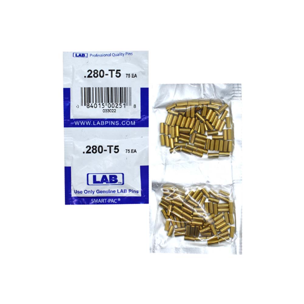 LAB - 5280T-SP - .280 Top Pin - Crown .005 Universal - Brass Alloy - Smart Pack 150 Pins