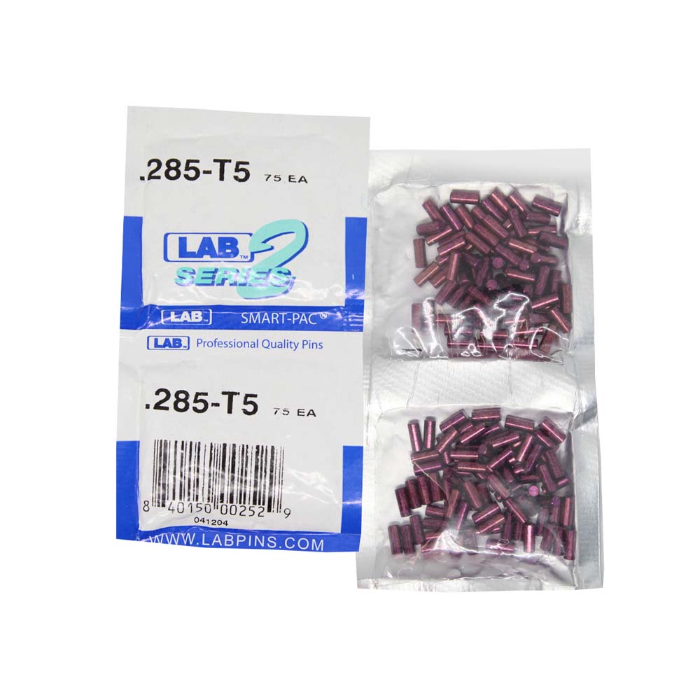 LAB - 5285T-SP - .285 Top Pin - Crown .005 Universal - Brass Alloy - Smart Pack 150 Pins