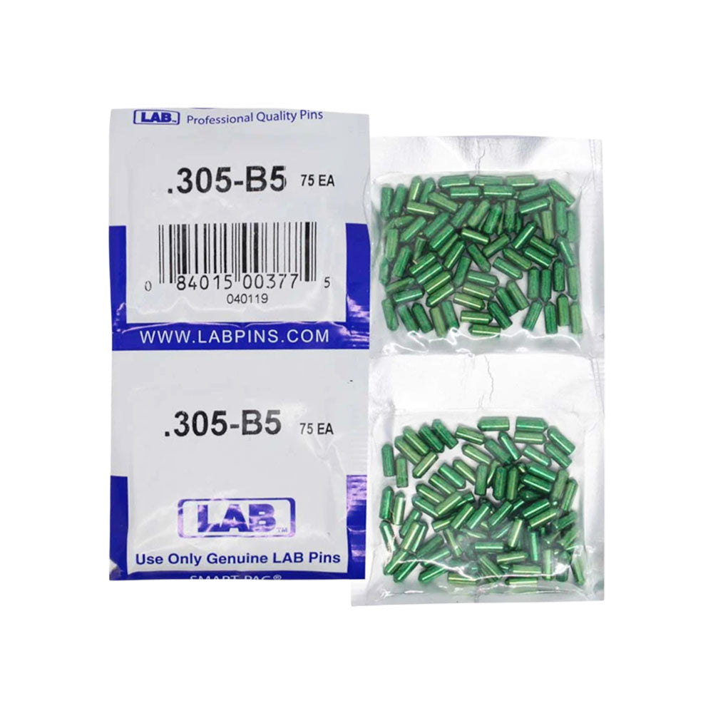 LAB - 5305B-SP - .305 Bottom Pin - Crown .005 Universal - Brass Alloy - Smart Pack 150 Pins