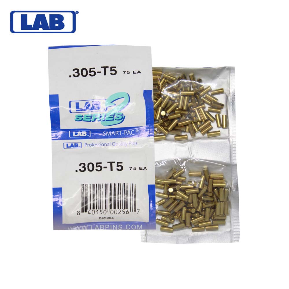 LAB - 5305T-SP - .305 Top Pin - Crown .005 Universal - Brass Alloy - Smart Pack 150 Pins