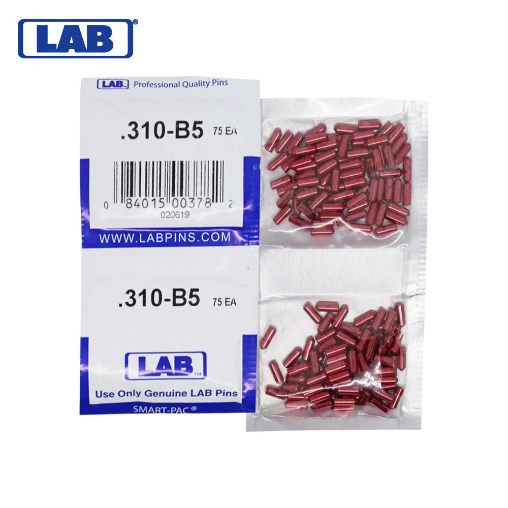 LAB - 5310B-SP - .310 Bottom Pin - Crown .005 Universal - Brass Alloy - Smart Pack 150 Pins