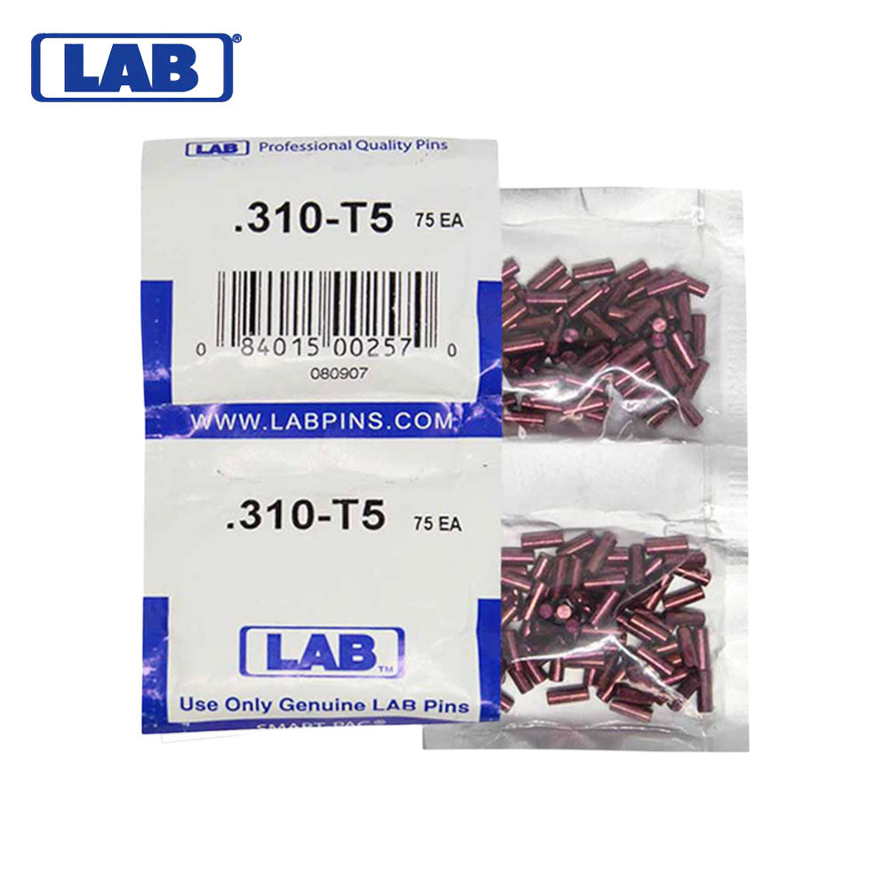 LAB - 5310T-SP - .310 Top Pin - Crown .005 Universal - Brass Alloy - Smart Pack 150 Pins