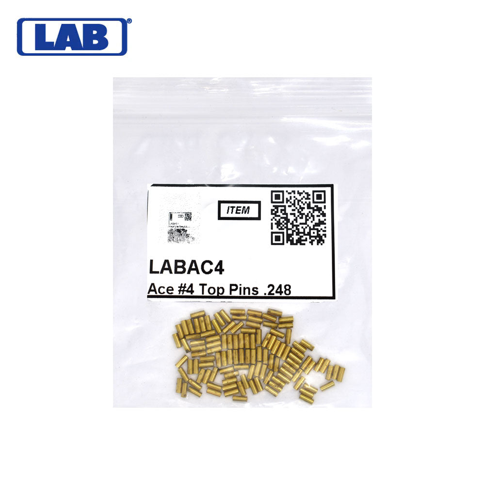 LAB - AC4 - Ace 4 Top Pins .248 - Vial 100 Pins