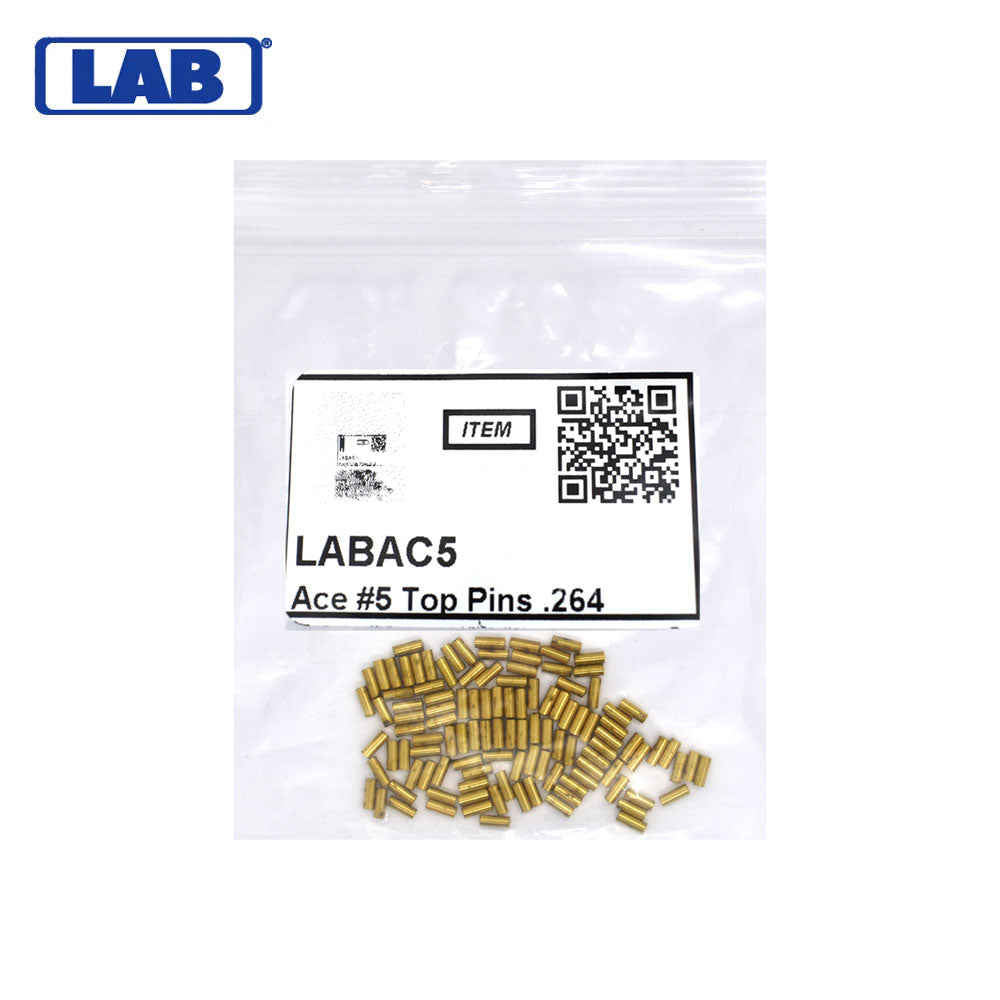 LAB - AC5 - Ace 5 Top Pins .264 - Vial 100 Pins