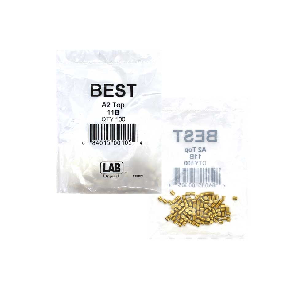 LAB - BEST-11B-P1 - Best A2 Original SFIC 11B Top Pin - Size .137 - Brass - Polybag 100 Pins