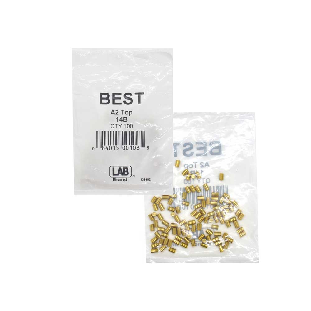 LAB - BEST-14B-P1 - Best A2 Original SFIC 14B Top Pin - Size .175 - Brass - Polybag 100 Pins
