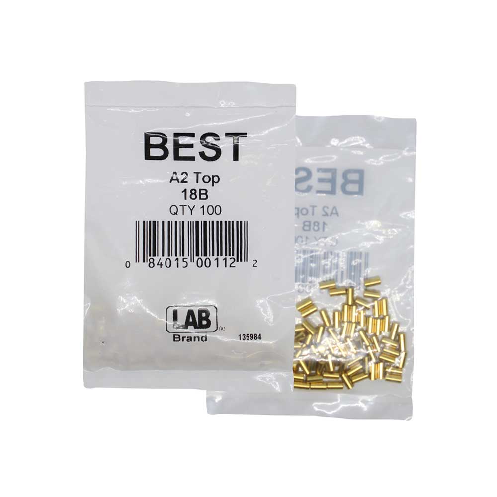LAB - BEST-18B-P1 - Best A2 Original SFIC 18B Top Pin - Size .225 - Brass - Polybag 100 Pins