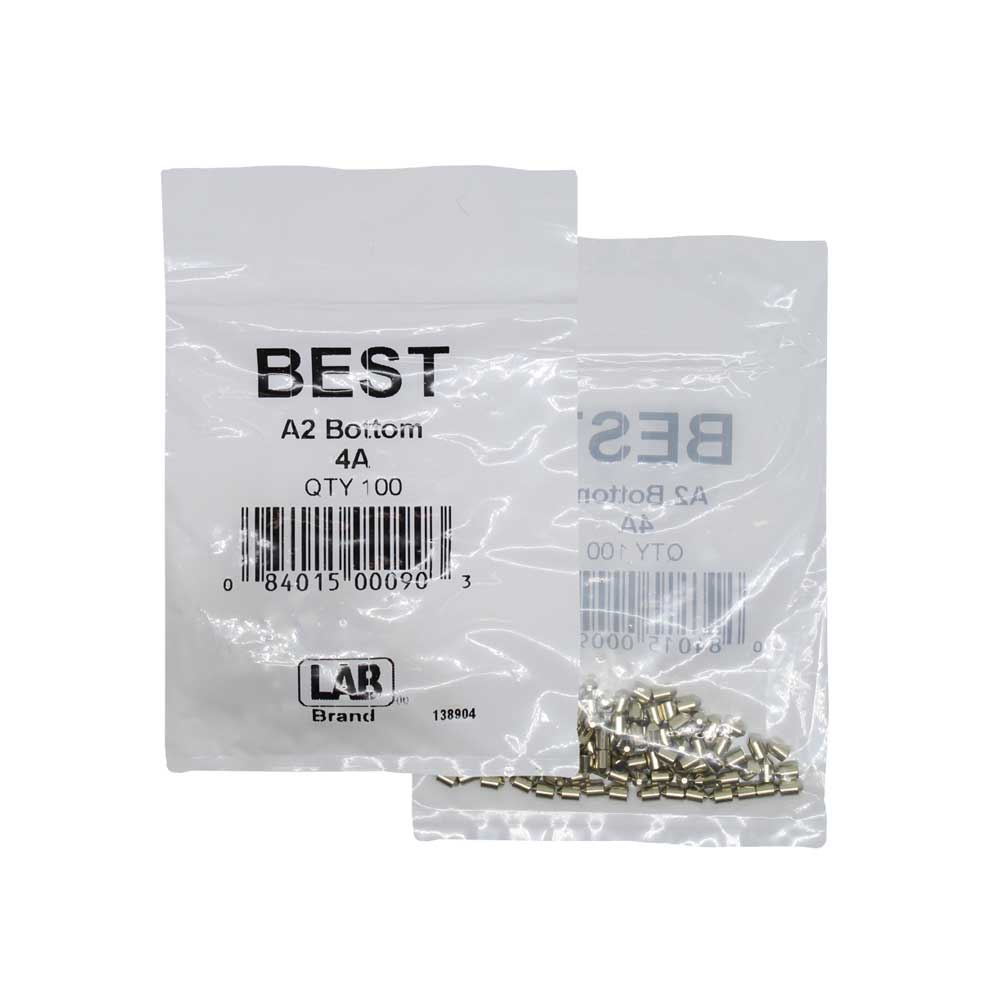 LAB - BEST-4A-P1-NS - Best A2 Original SFIC 4A Bottom Pin - Size .160 - Nickel Silver - Polybag 100 Pins