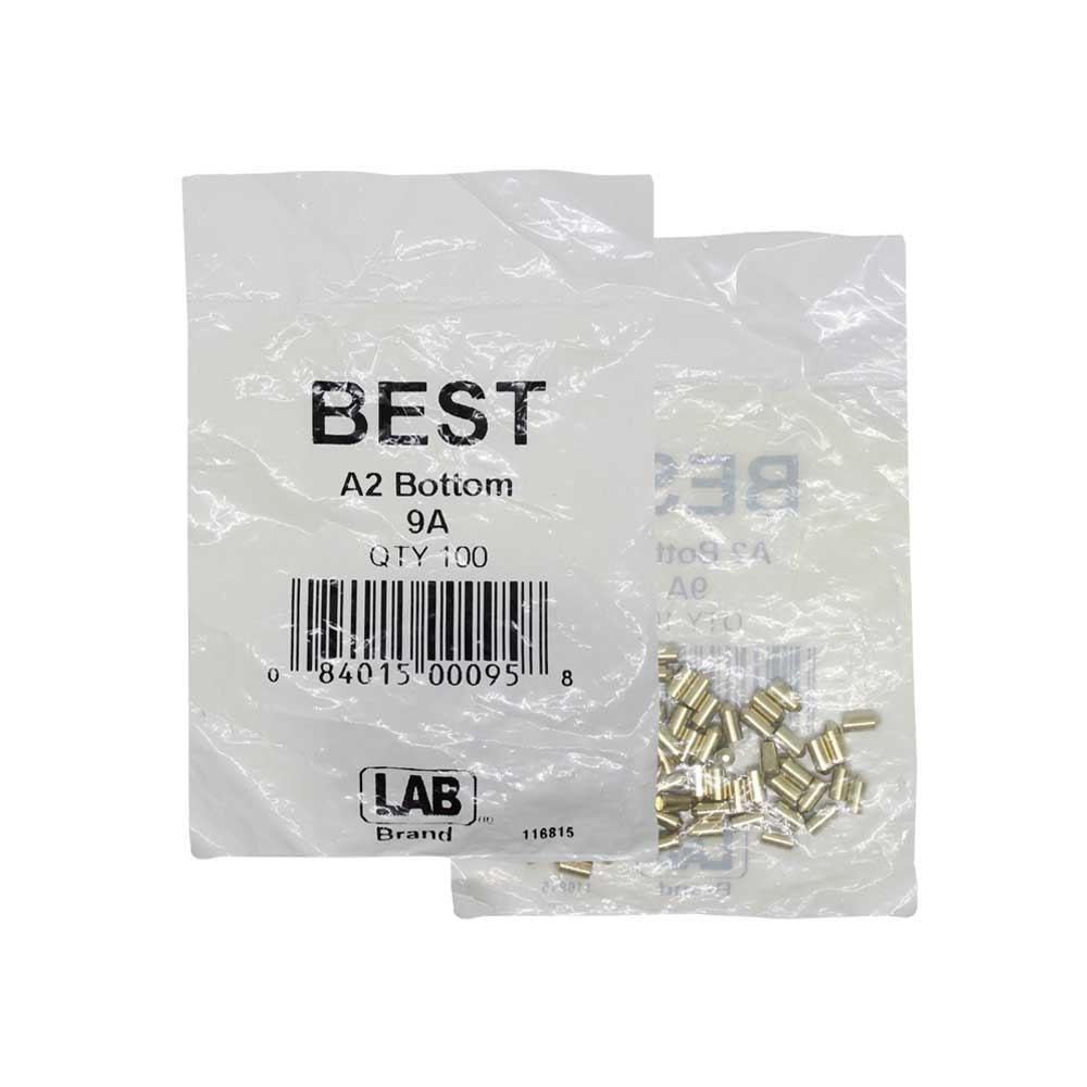 LAB - BEST-9A-P1-NS - Best A2 Original SFIC 9A Bottom Pin - Size .222 - Nickel Silver - Polybag 100 Pins