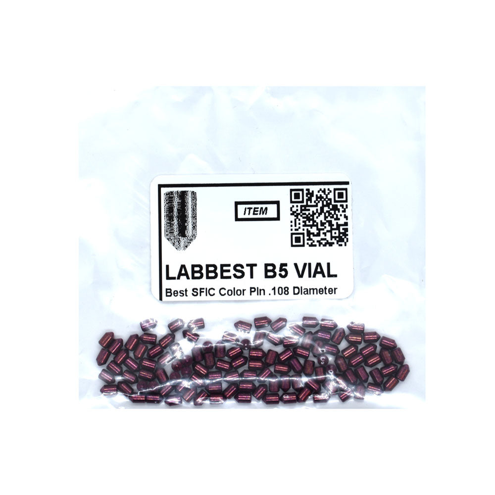 LAB - BEST-B5-VIAL - 5B Universal SFIC Bottom Pins - .172 Size - A2 Systems - Nickel Silver - Vial 100 Pins