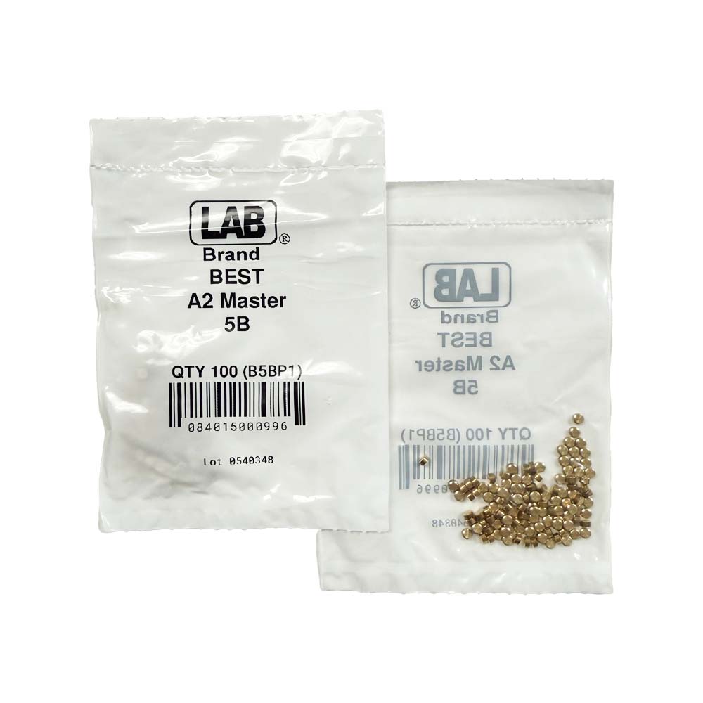 LAB - BEST-T5 - 5T BEST SFIC Top Pins - .062 Size - A2 Systems - Brass - Polybag 100 Pins