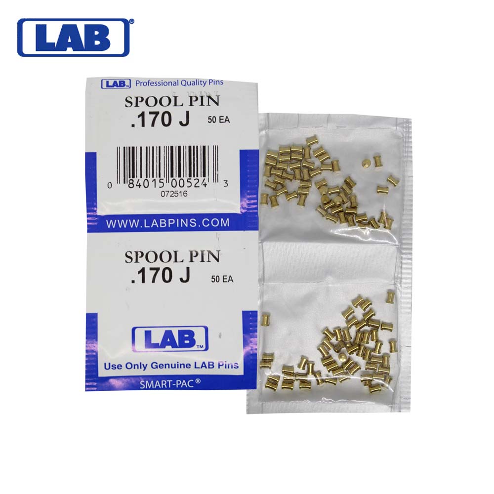LAB - J170 - Spool Pin .170 Colored - Smart Pack 100 Pins